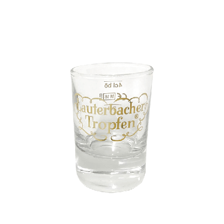 Glas Lauterbacher Tropfen 0,04 l
